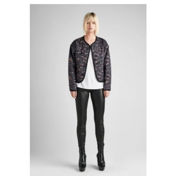 Hudson Los Angeles Reversible Quilted Moto Jacket - Picture 1 of 4